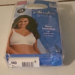 Playtex Women's White Back Smoother Bra